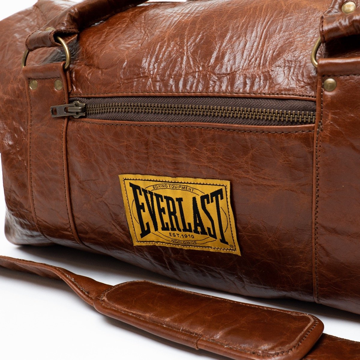 1910 Leather Gym Duffel Bag - Image 8