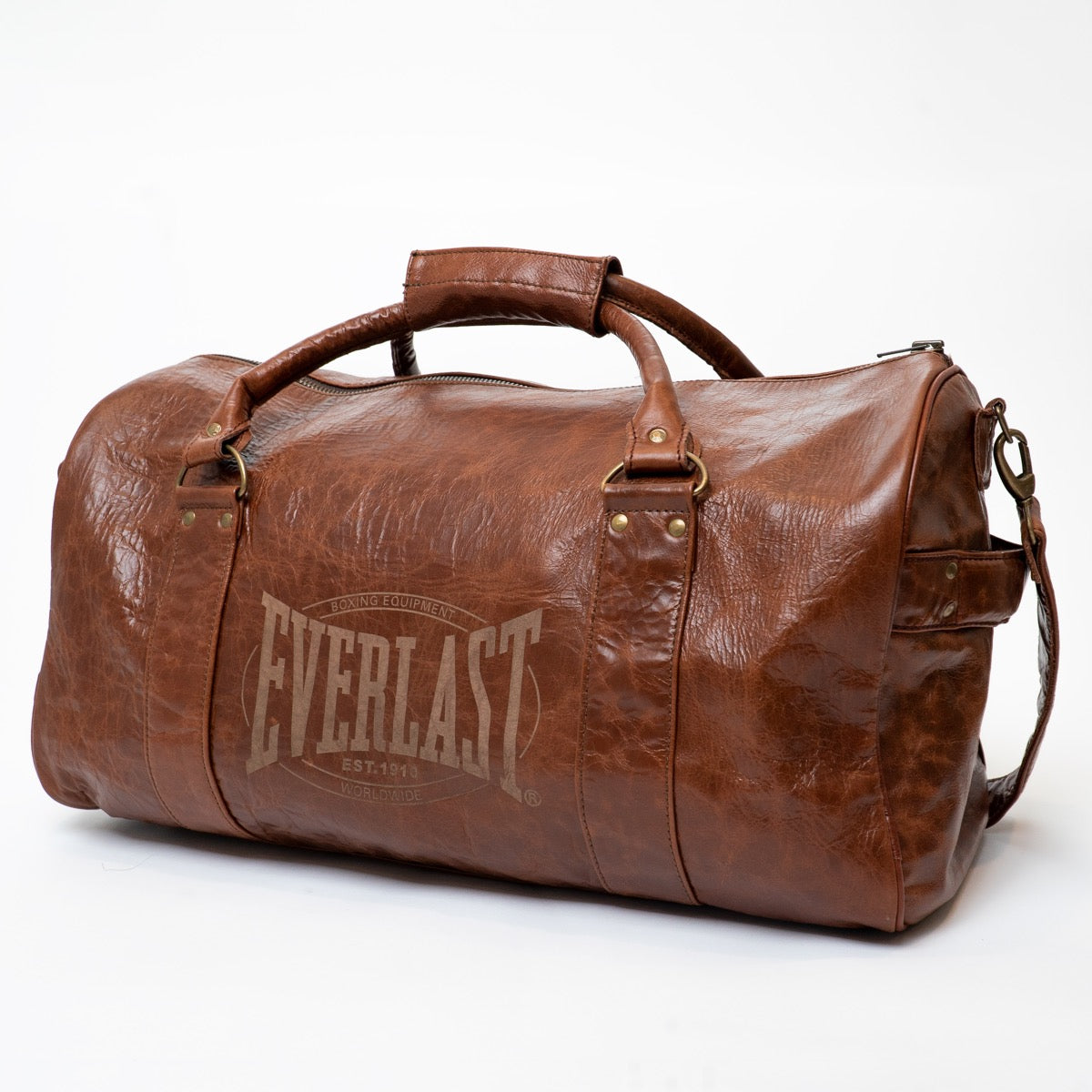 1910 Leather Gym Duffel Bag - Image 7