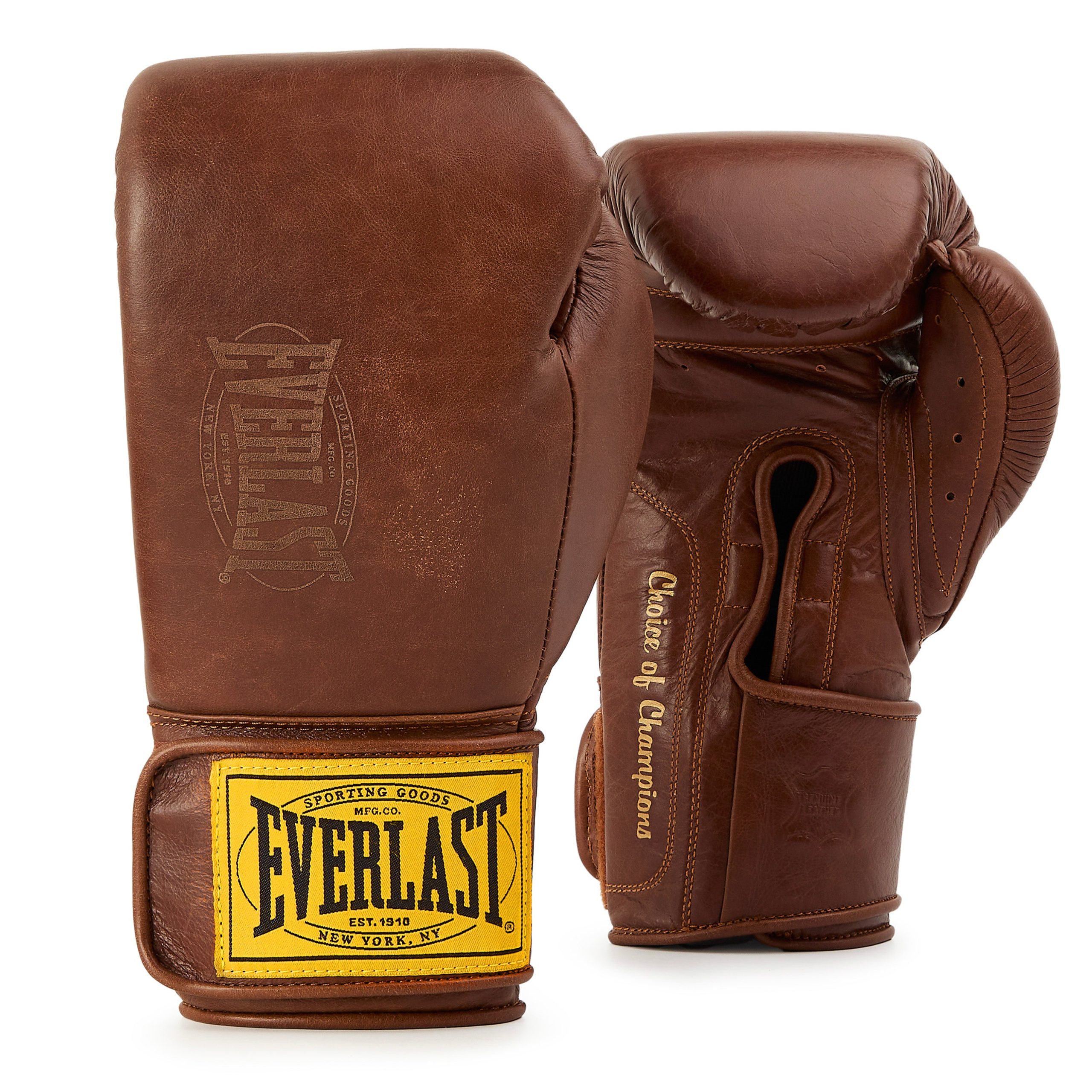 1910 Pro Leather Hook and Loop Training Boxing Gloves - Image 2