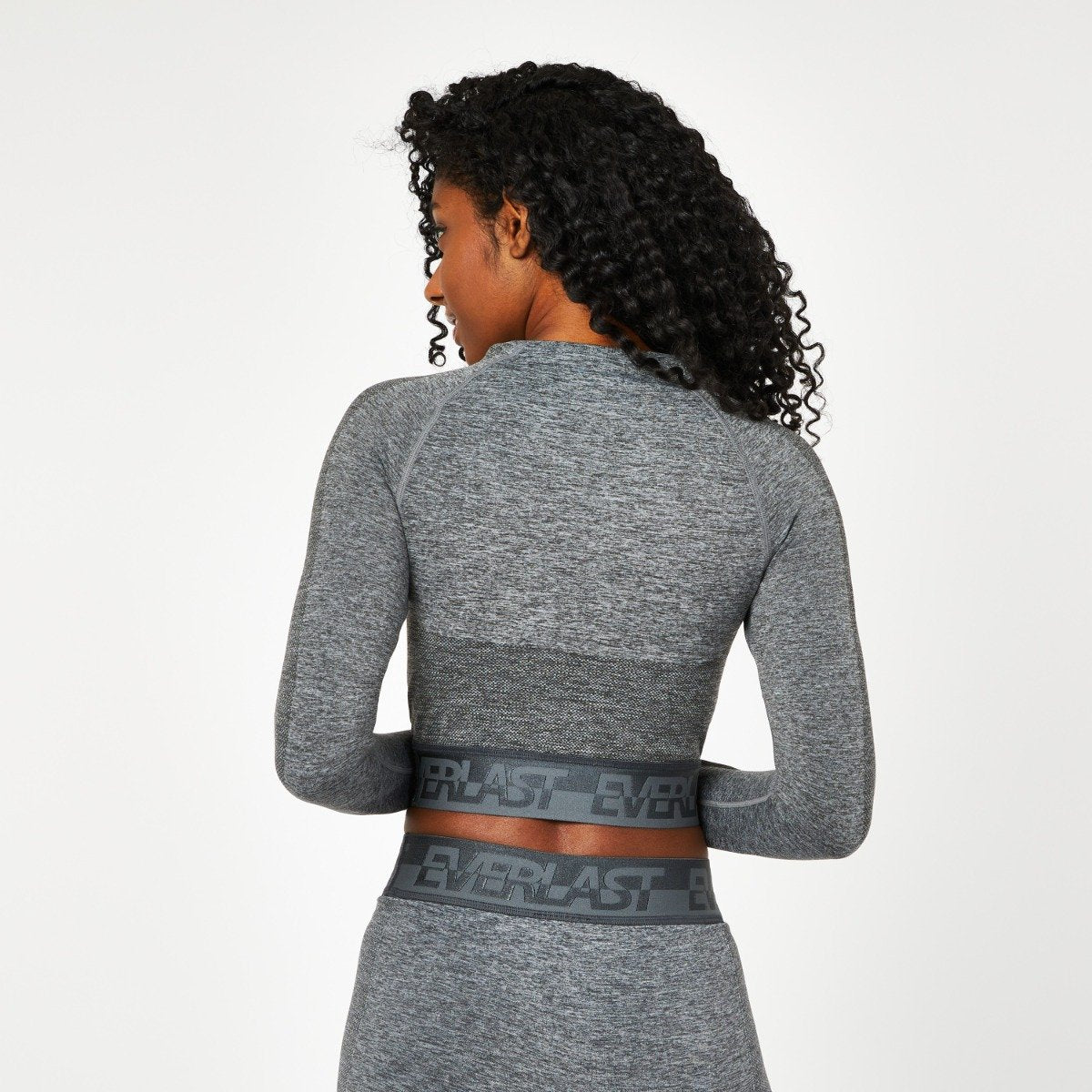 Women's Seamless Long Sleeve Crop Top - Image 2