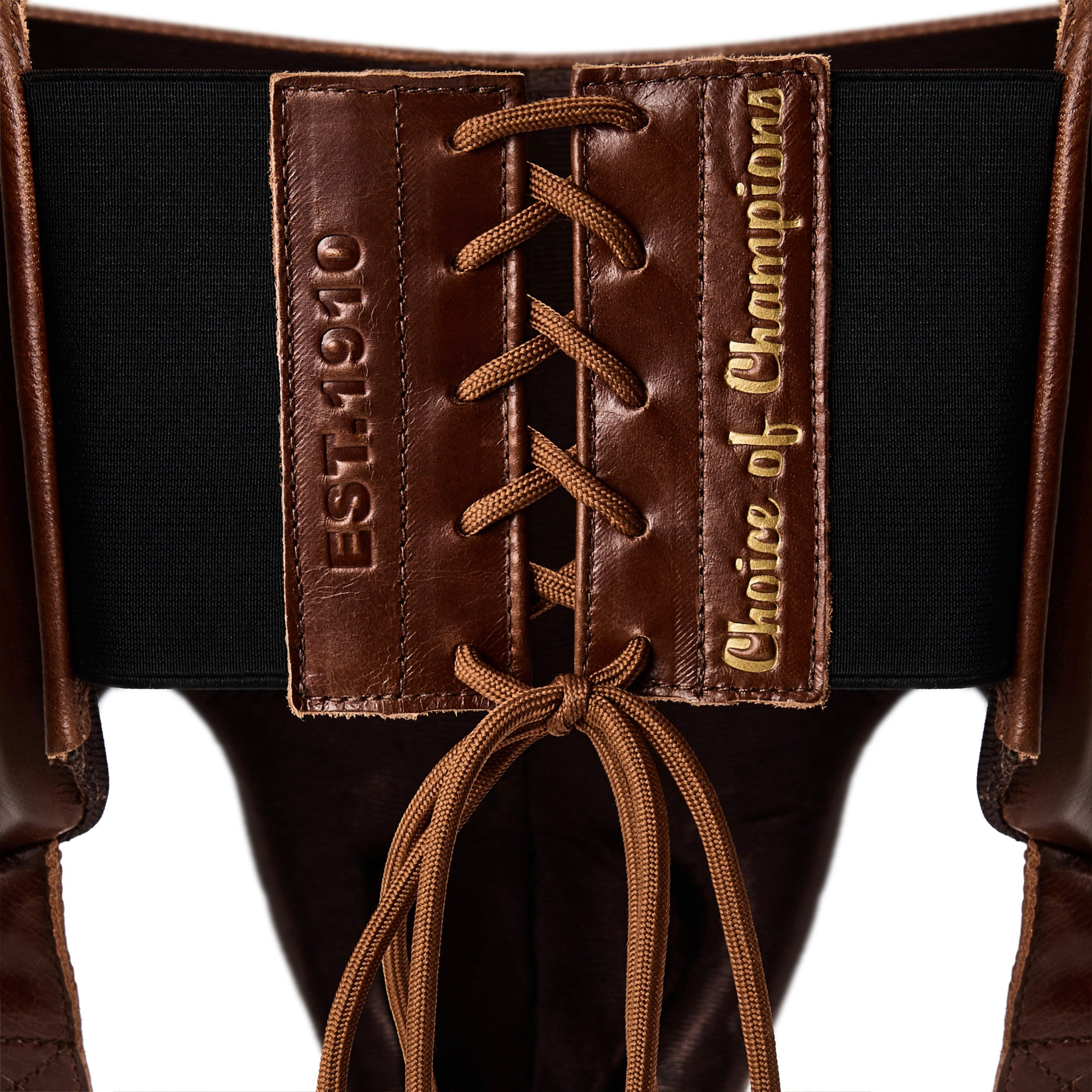 1910 Pro Leather Groin Protector Lace Up - Image 11