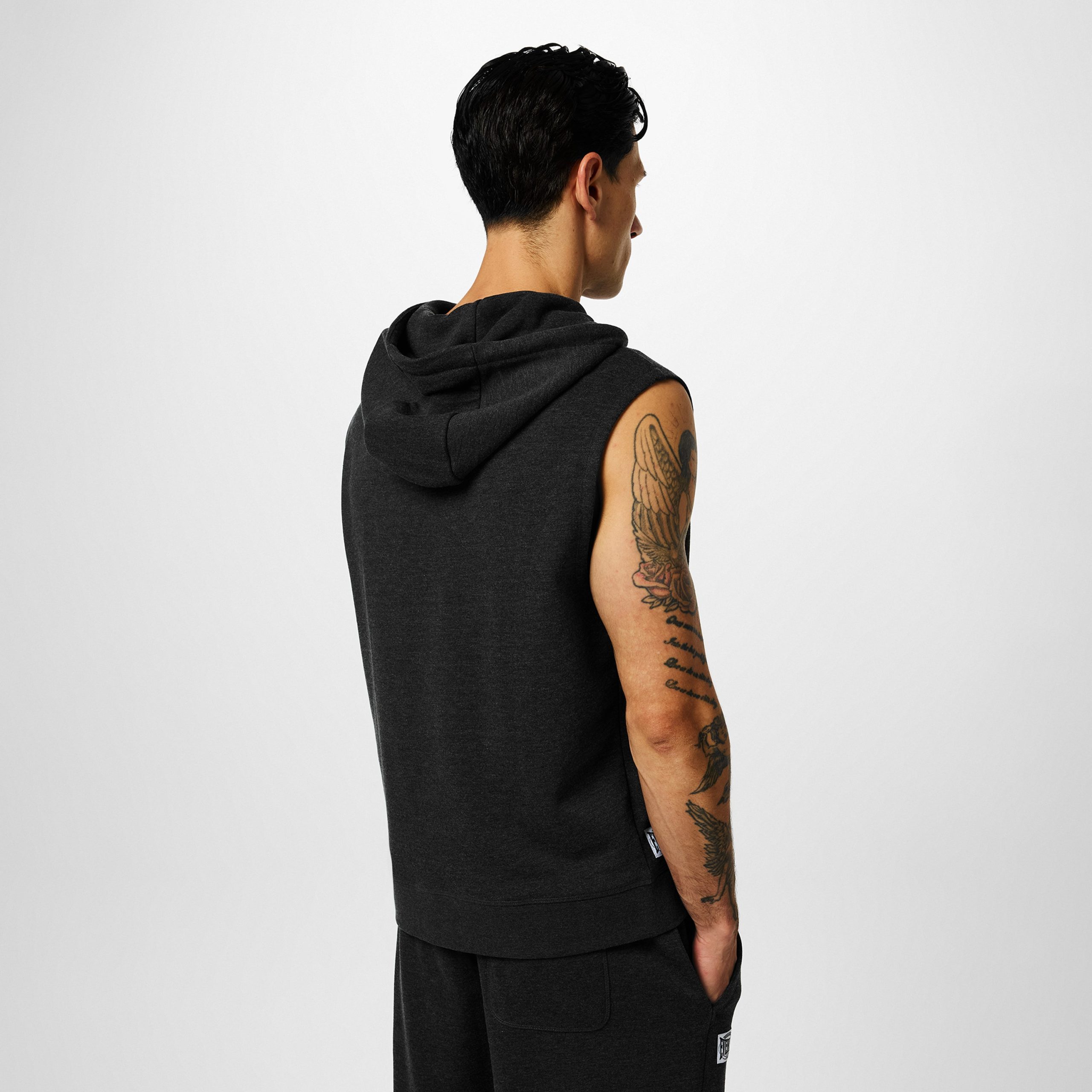 Men's Box Sleeveless Hoodie - Image 4
