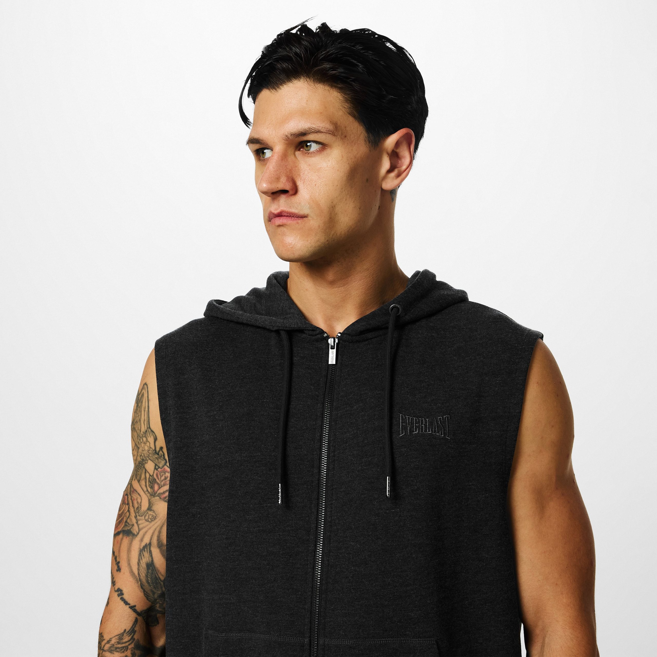 Men's Box Sleeveless Hoodie - Image 5