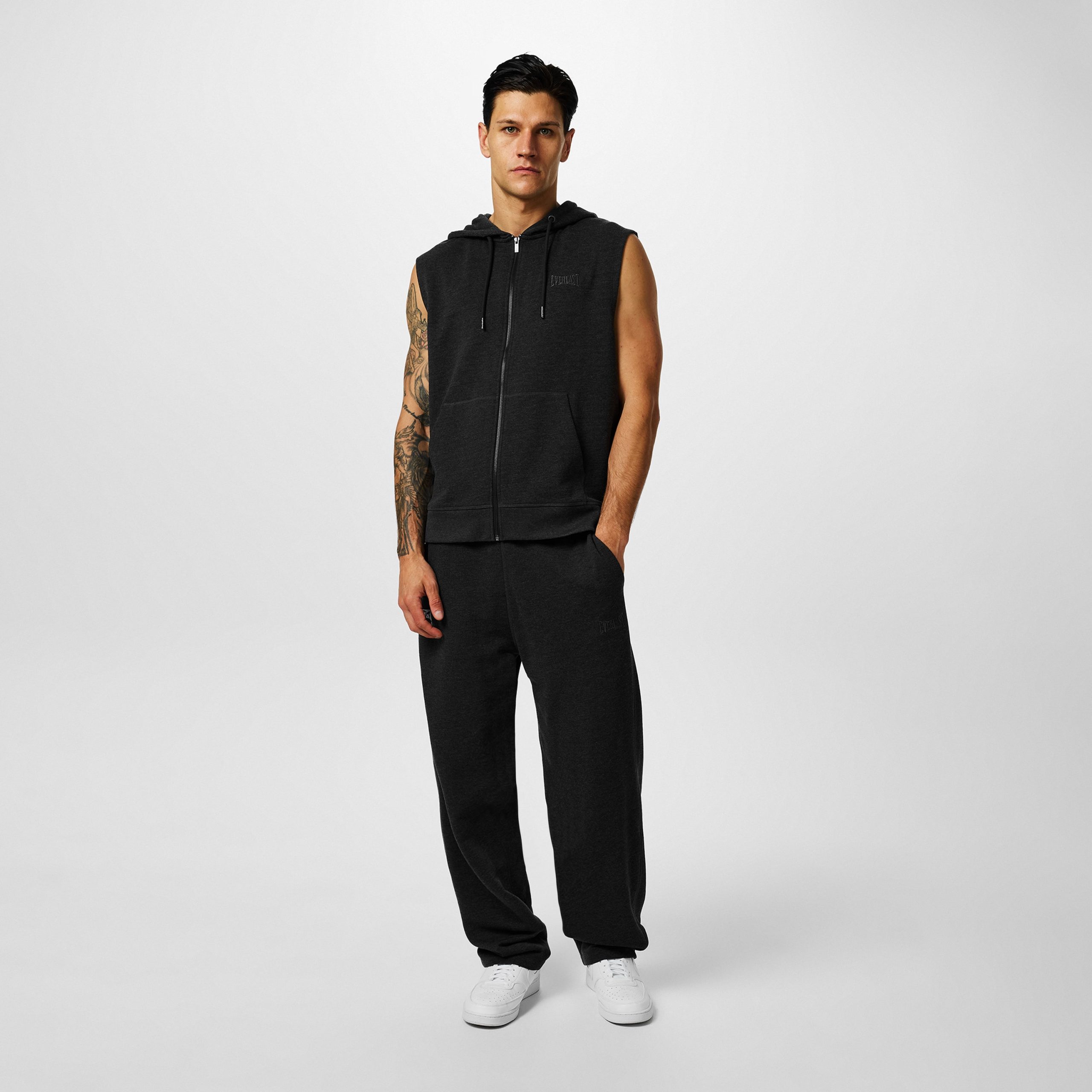 Men's Box Sleeveless Hoodie - Image 6