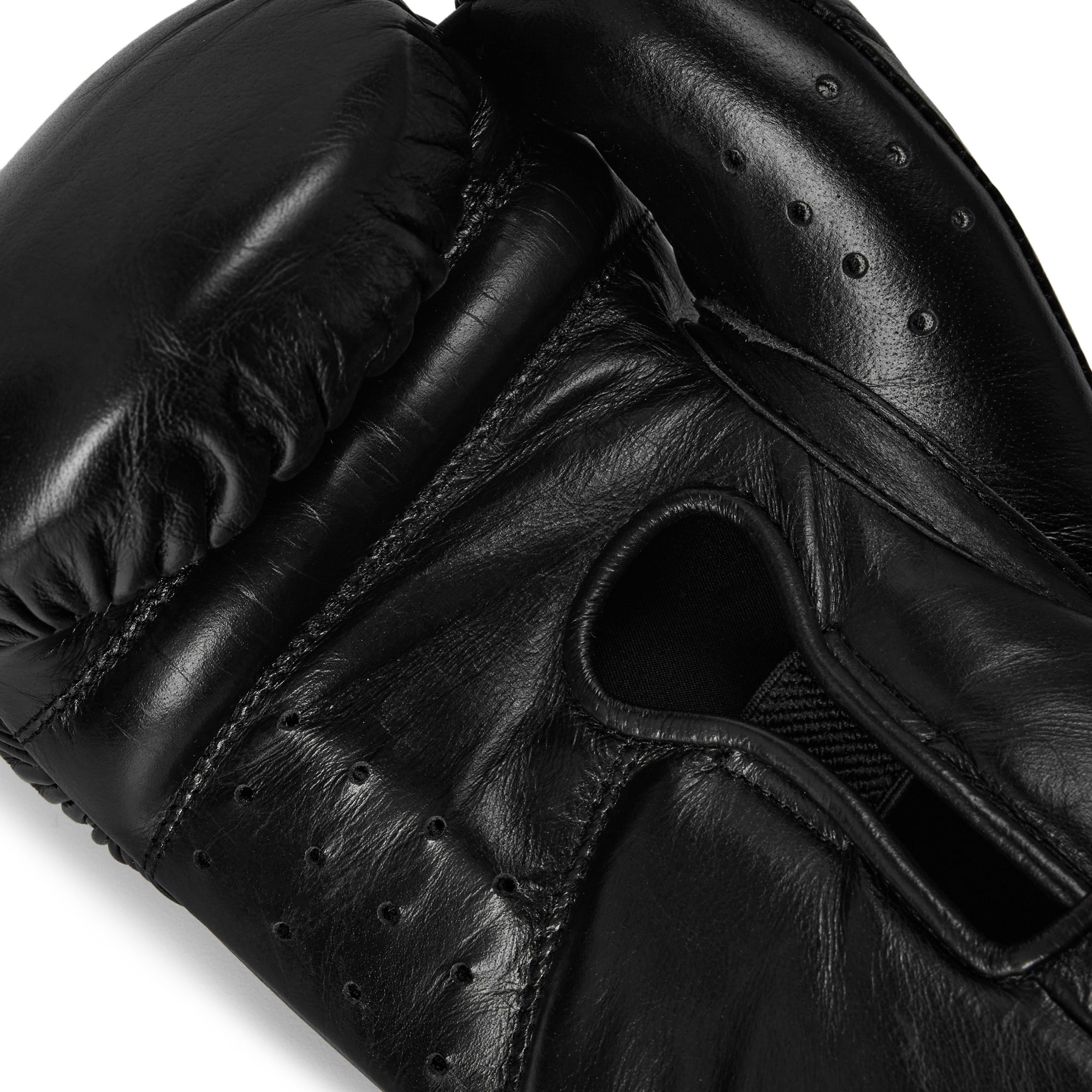 Elite Pro Leather Hook & Loop Training Boxing Gloves - Image 5