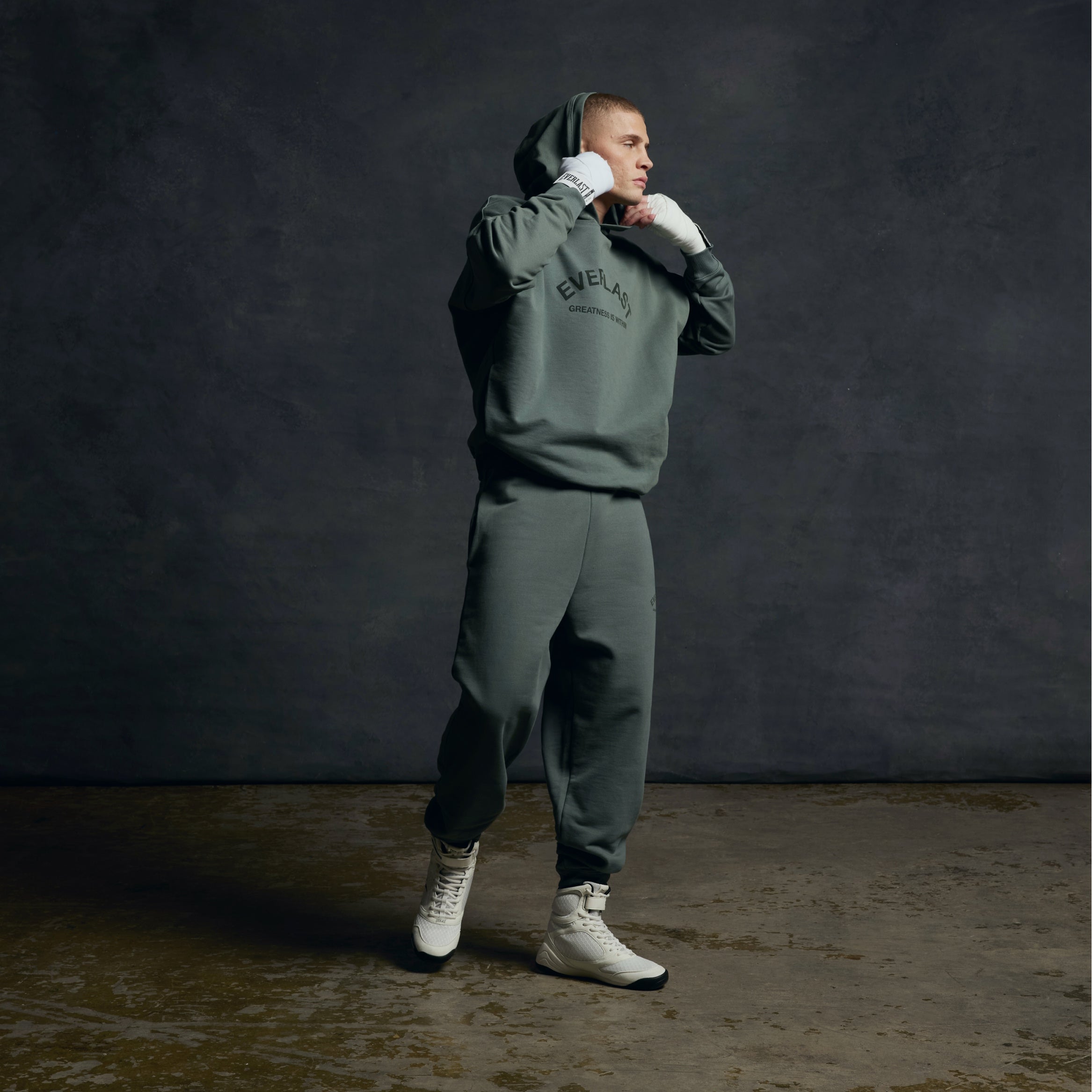 Men's Cotton Flock Oversized Hoodie - Image 6