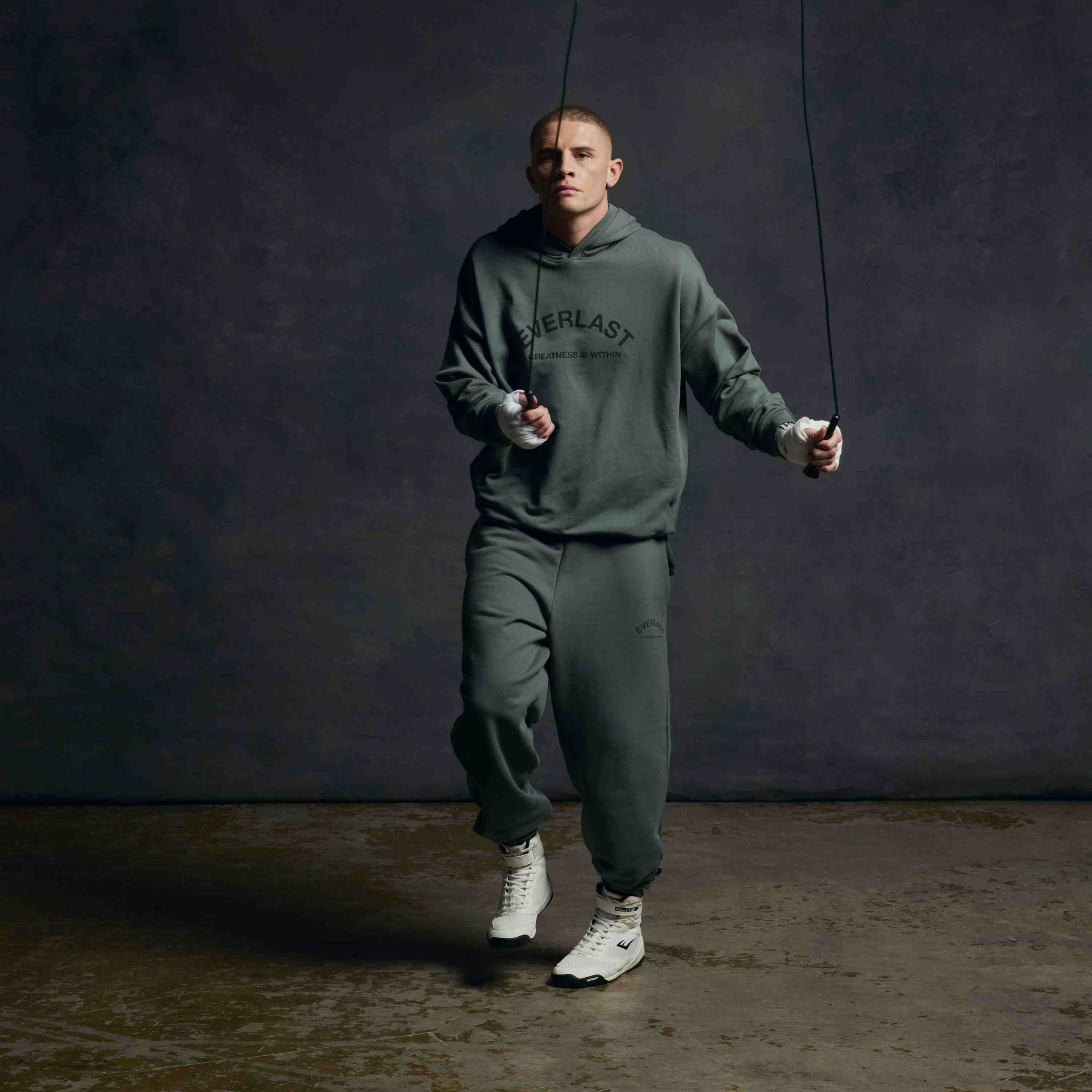 Men's Cotton Flock Oversized Hoodie - Image 5