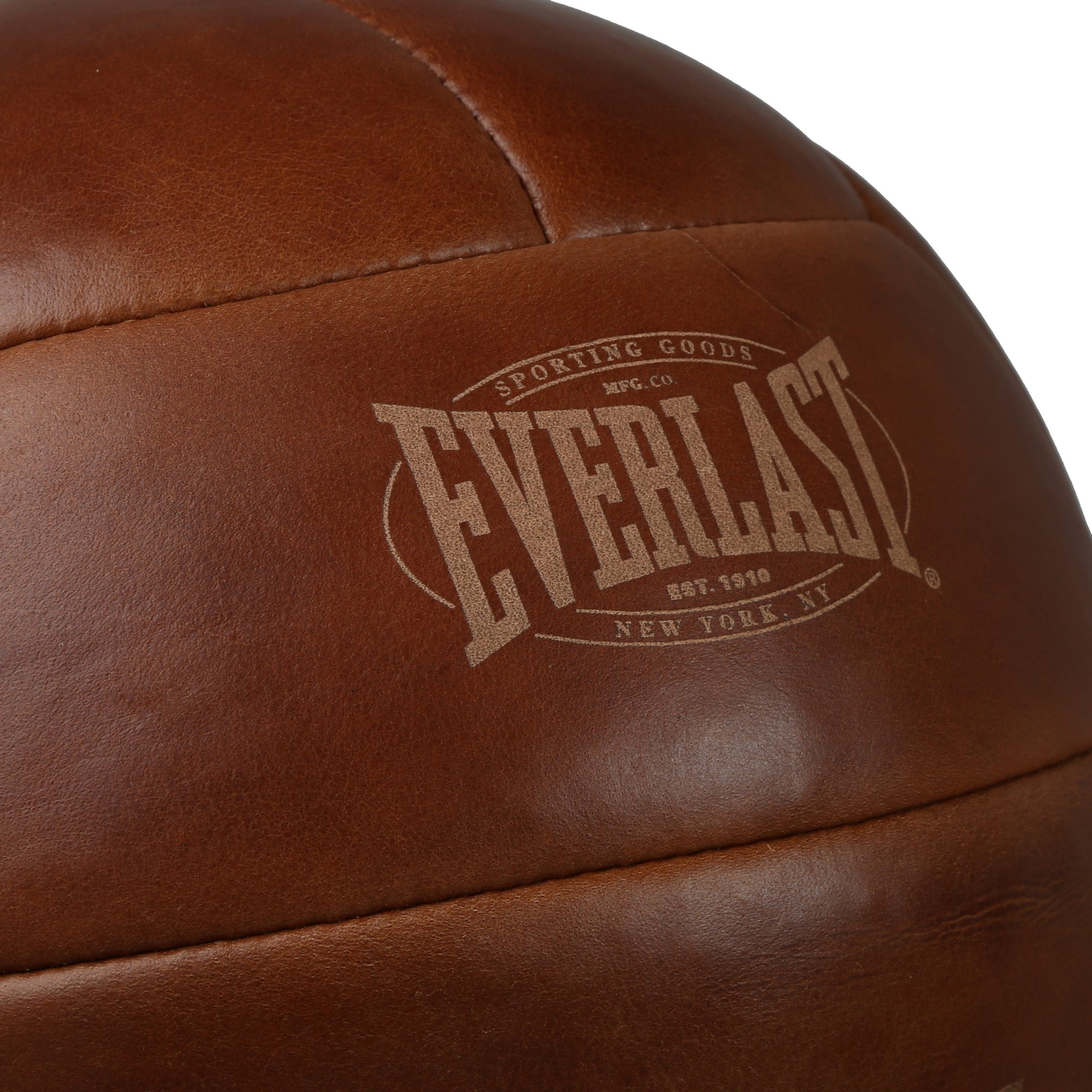 1910 Pro Leather Medicine Ball - Image 2