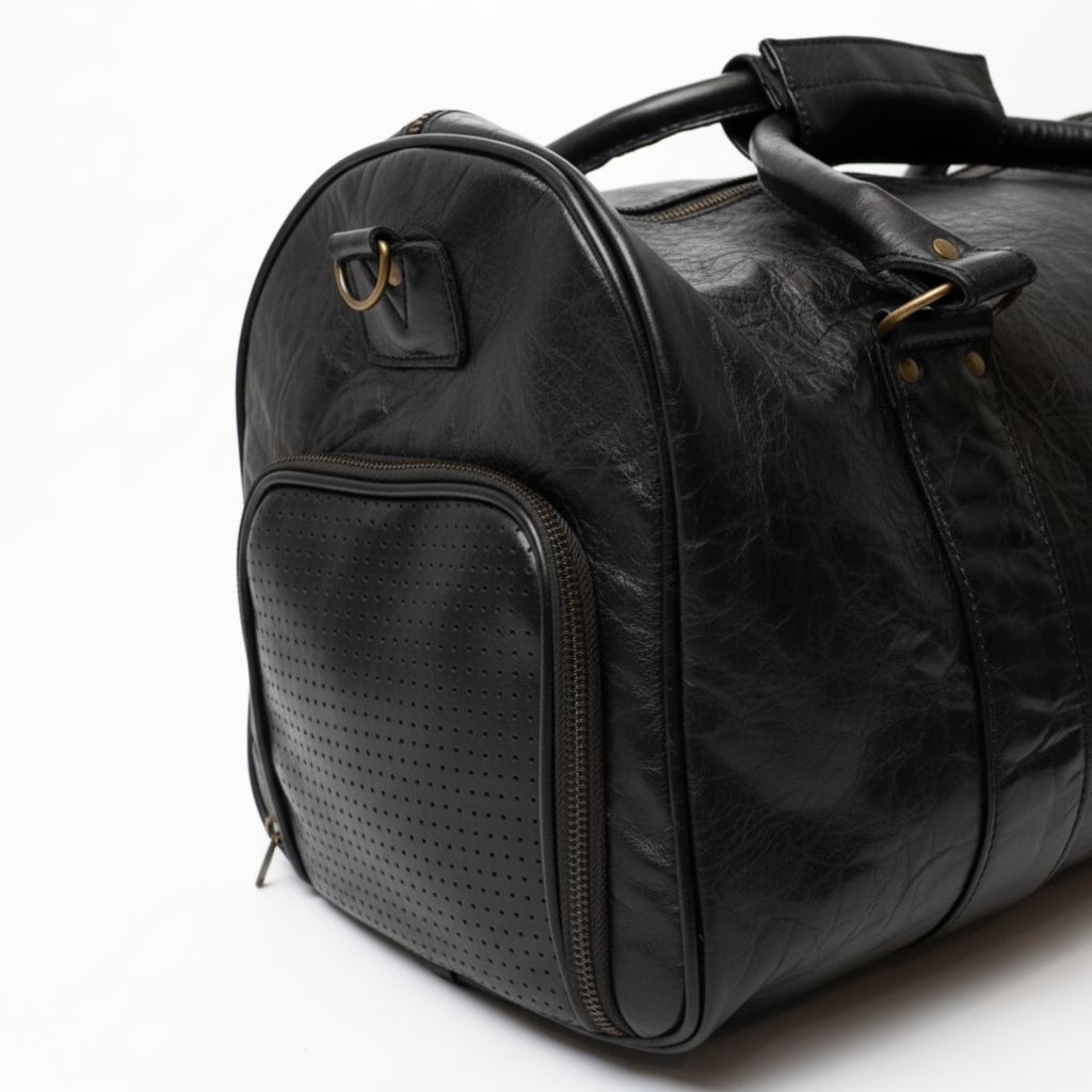 1910 Leather Gym Duffel Bag - Image 5